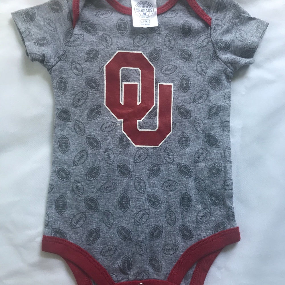 OU Sooners Onesie 6-9 Months
